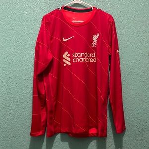 21/22 Nike Liverpool Home Jersey Long Sleeve